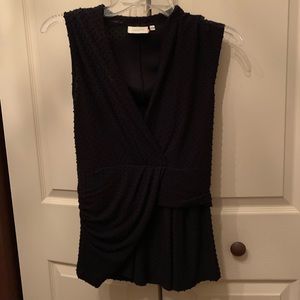 Anthropologie Deletta black shirt/tunic XS